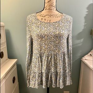 Jane and Delancey Blouse, Floral, Medium